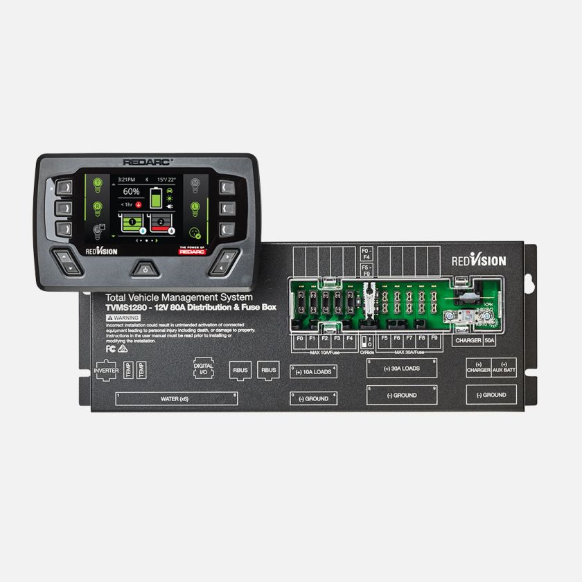 REDARC REDVISION DISTRIBUTION MODULE + REMOTE MONITOR [A]