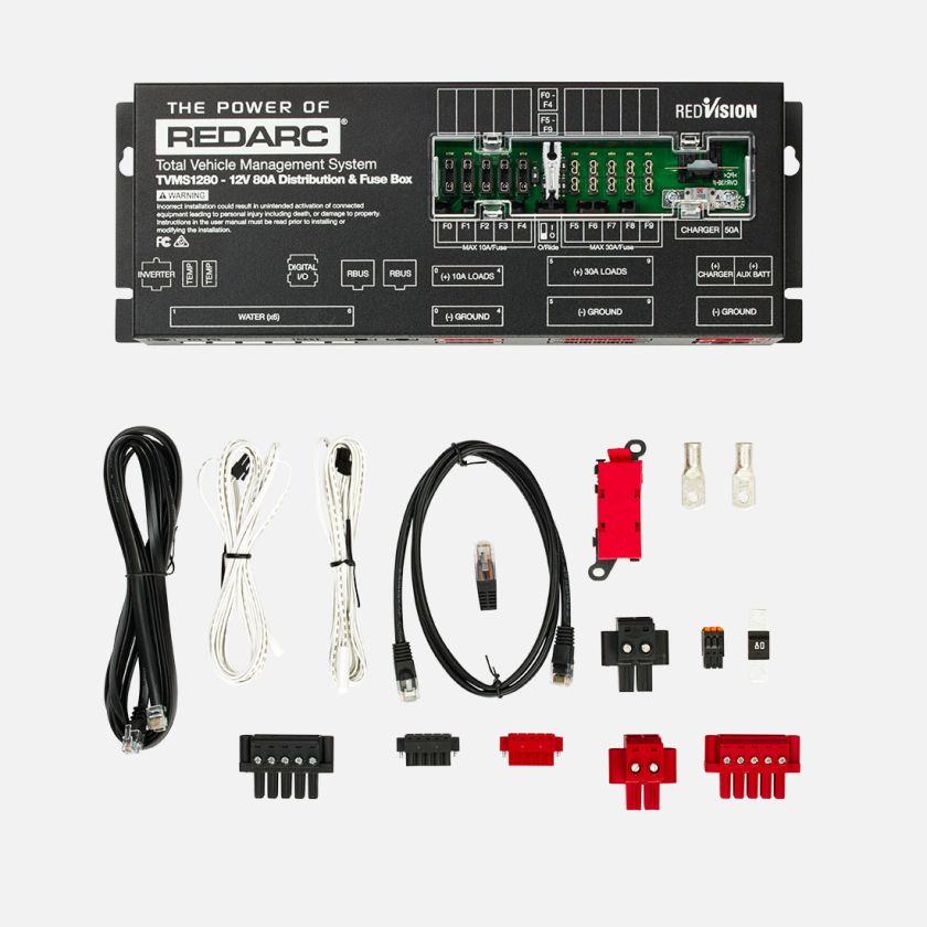 REDARC REDVISION DISTRIBUTION MODULE + REMOTE MONITOR [A]