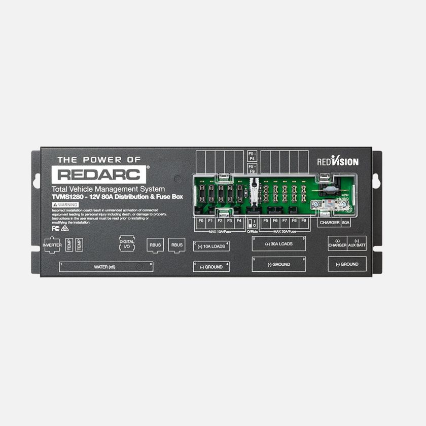 REDARC REDVISION DISTRIBUTION MODULE + REMOTE MONITOR [A]
