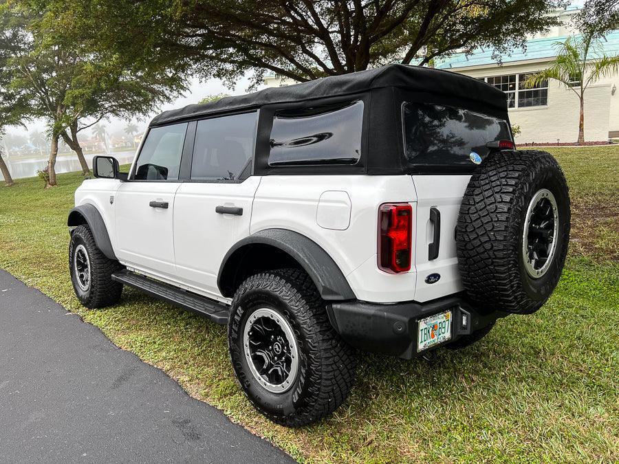 Standard Smoked Sidemarker Overlays (Front and Rear) - 2021+ Bronco (w/ Halogen Taillights)