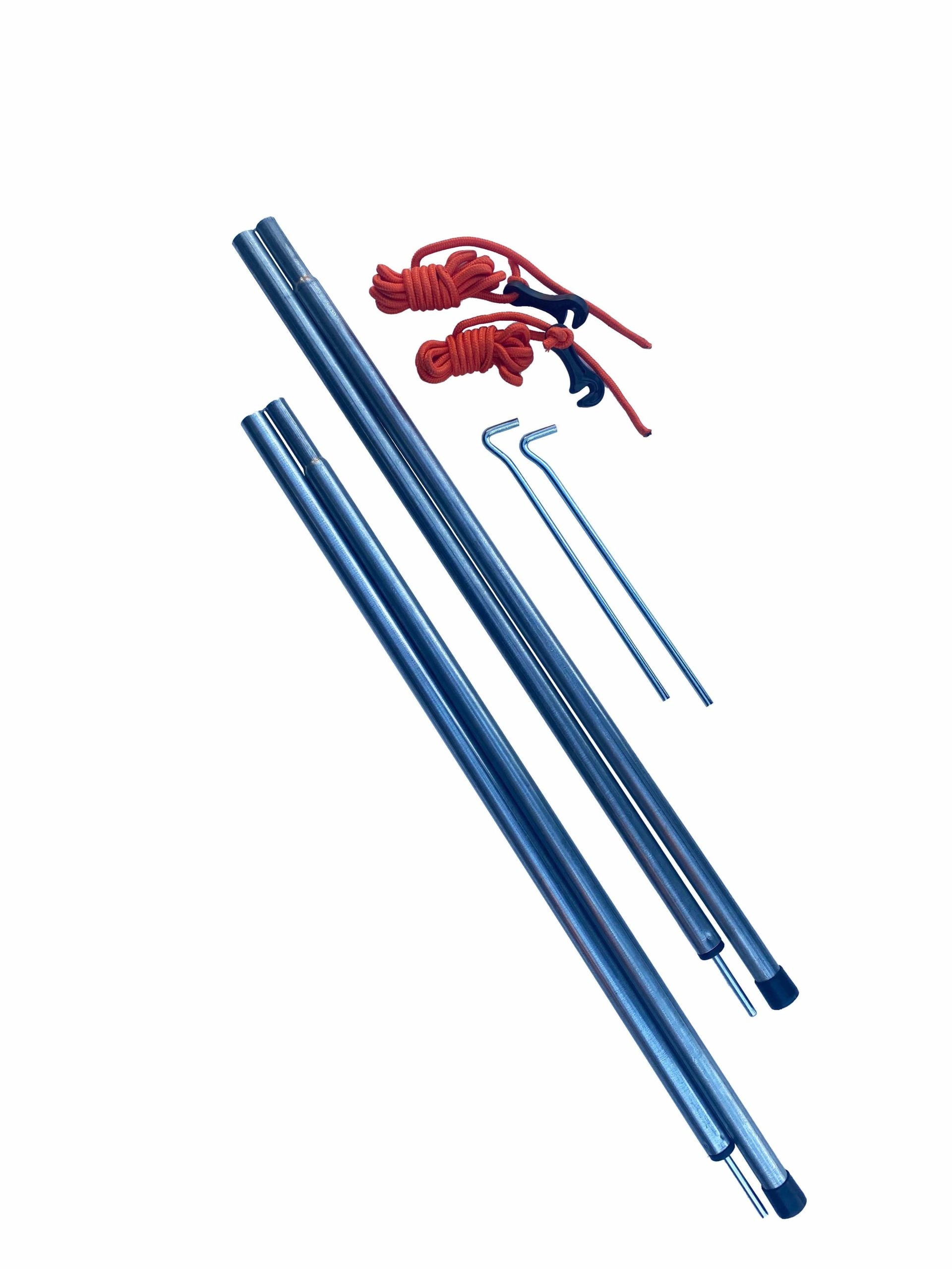Swag Awning Pole Set Fixed Height 47 inches