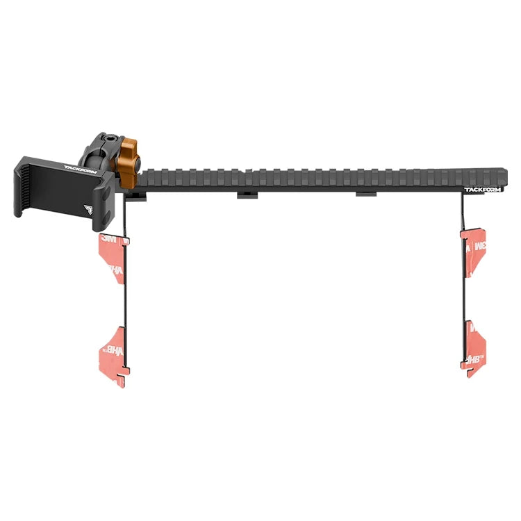 2016-2023 Toyota Tacoma Tackform Assault Track Picatinny Dash Bracket With 20LITE Phone Holder