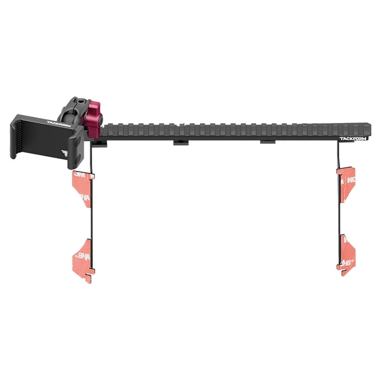2016-2023 Toyota Tacoma Tackform Assault Track Picatinny Dash Bracket With 20LITE Phone Holder