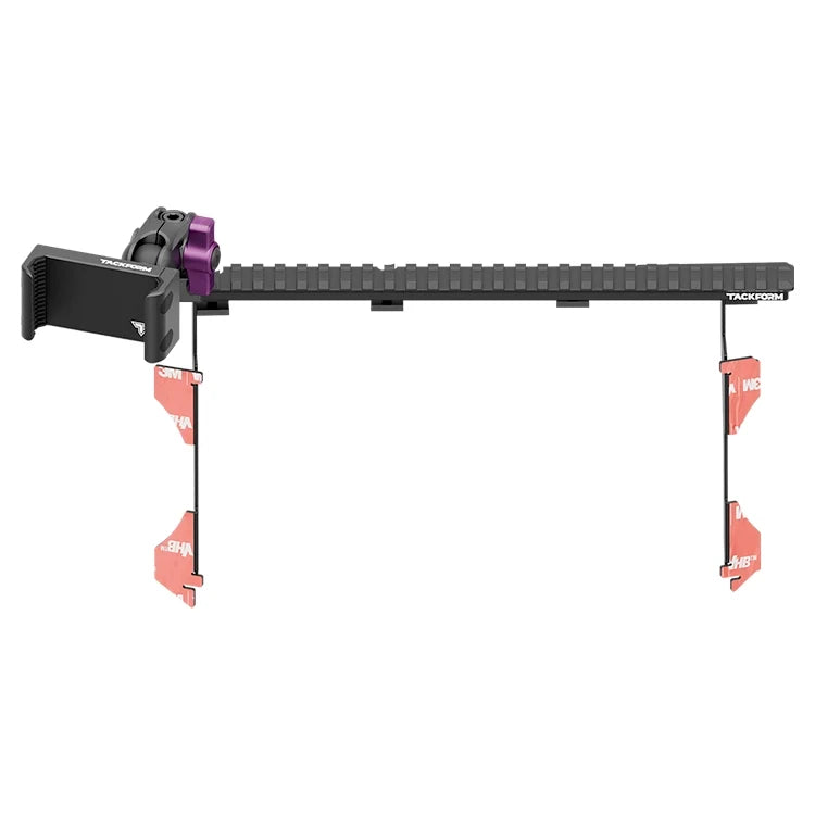 2016-2023 Toyota Tacoma Tackform Assault Track Picatinny Dash Bracket With 20LITE Phone Holder