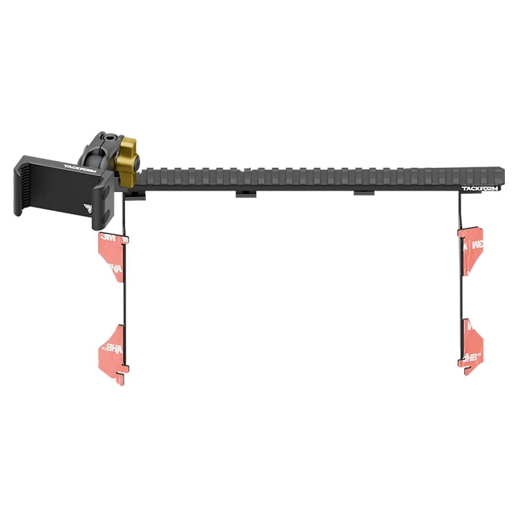 2016-2023 Toyota Tacoma Tackform Assault Track Picatinny Dash Bracket With 20LITE Phone Holder