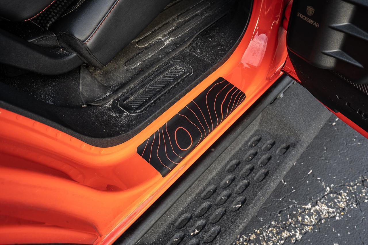 Topo Door Sill Protectors - 2021+ Bronco 2/4 Door