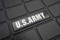 US Military Logo Emblem for Weathertech All Weather Floor Mats (Metal Etched) - Universal